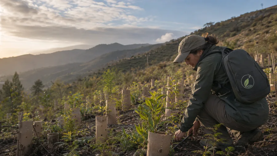 Monitoreo de una restauración ecológica con plantación y seguimiento en terreno